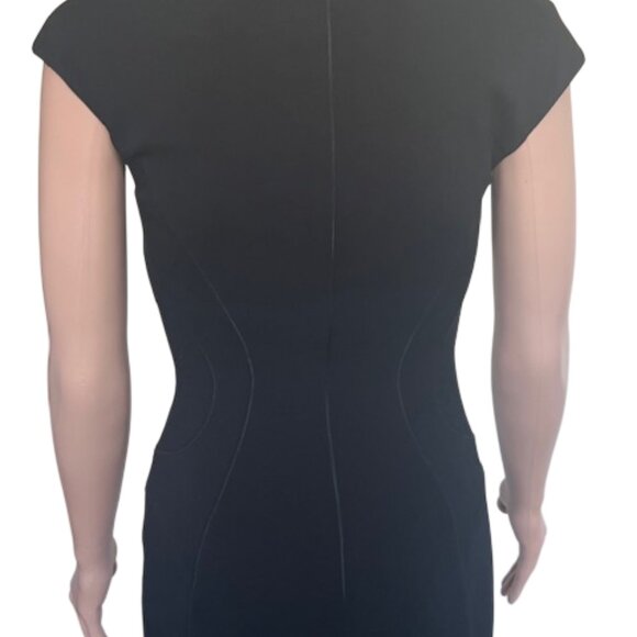 Ted Baker London Womens Dress Black Jeweled Neckline Size 0 - Picture 6 of 8